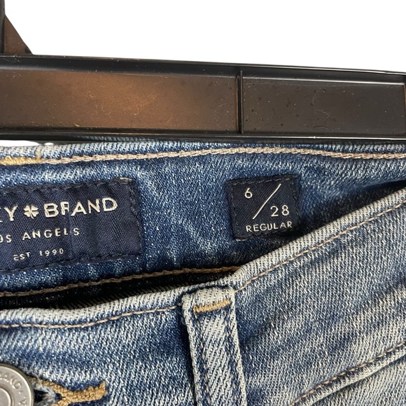 Lucky Brand Ava Mid Rise Skinny Jeans Size 6/28 Regular Medium Wash - Picture 4 of 7